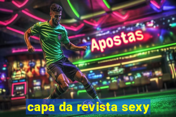 capa da revista sexy